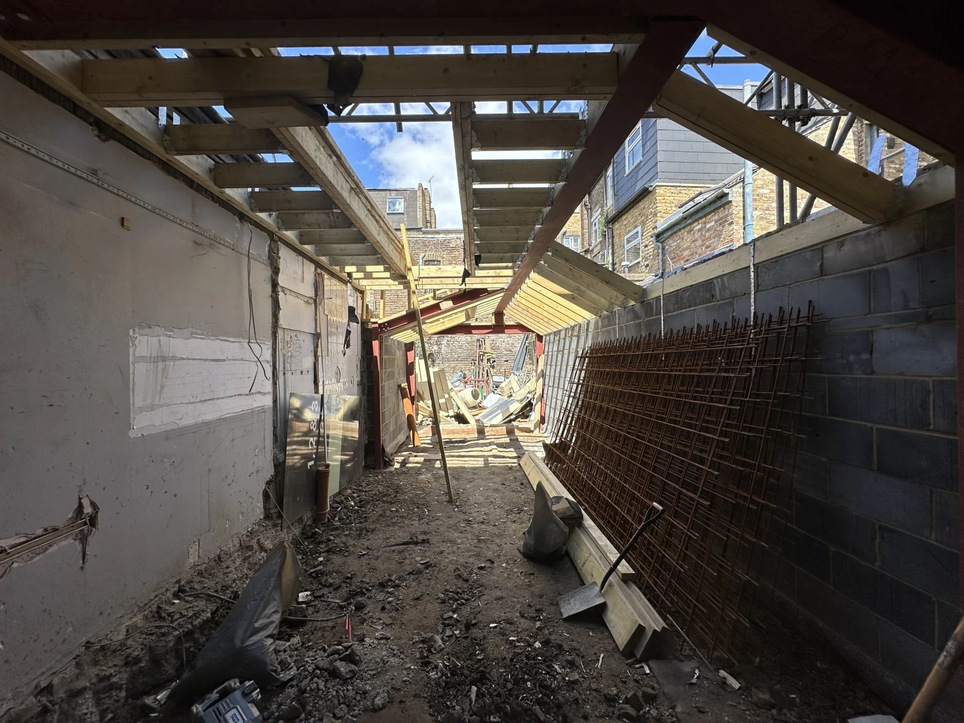 Home extension construction